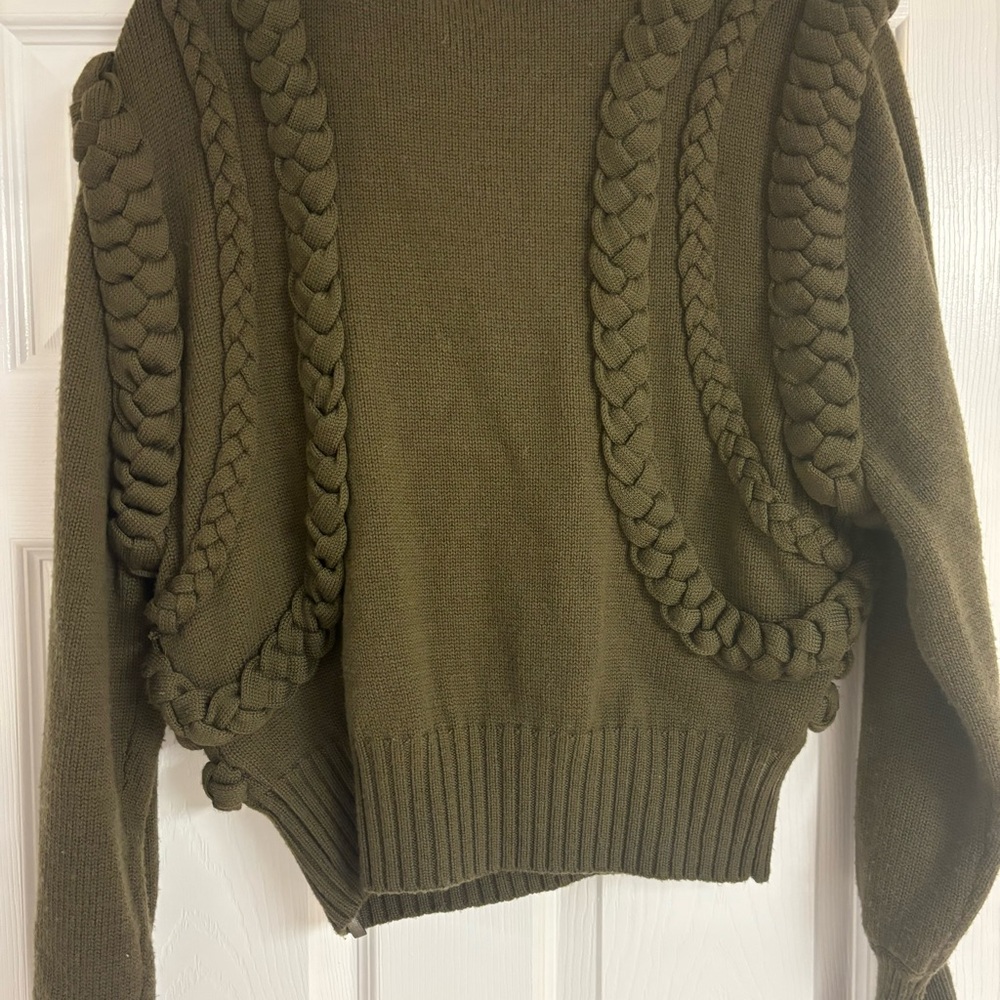 RONNY KOBO Yeva Cable Knit Sweater - Picture 9 of 12